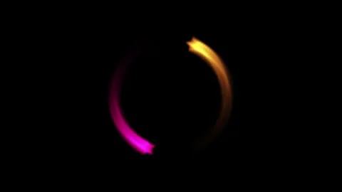 Seamless looping rotation of a golden glowing star Video stock 345660150
