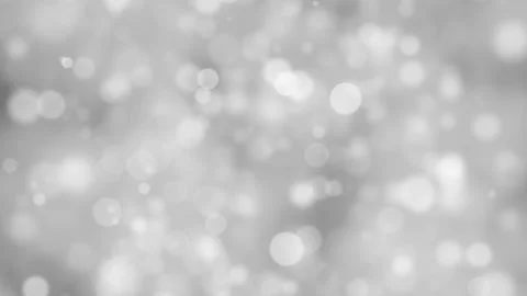 Seamless looping silver white christmas circle bokeh background Stock Footage 337733758