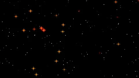 Seamless Looping Starry Night Sky Video Background with Sparkling and Twink.. Stock Footage 344710211