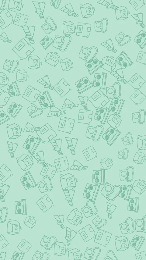 Seamless looping subtle abstract green pattern animated background Video stock 338378804