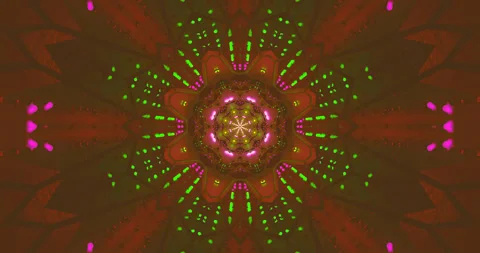 Seamless looping tunnel video visualizer for immersive screensaver experience Stock Footage 318606013