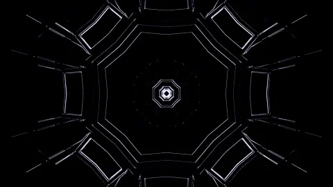 Seamless looping tunnel video vj loop for immersive visual experiences duri.. Stock Footage 318933826