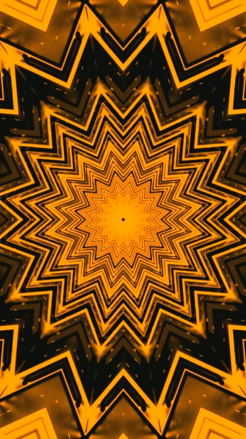 Seamless looping tunnel video vj loop screensaver with vivid geometric patt.. Stock Footage 321569830