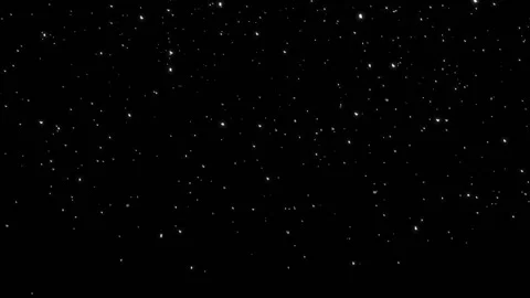 Seamless looping video clip features white falling snow on black background Stock Footage 160664887