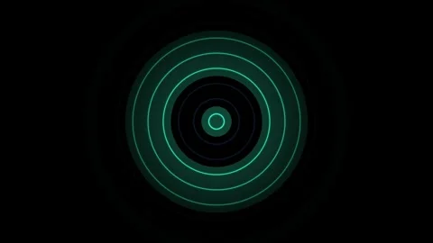 Seamless looping vj loop with circles for live visuals and Stock Footage 340746091