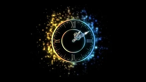 Seamless Looping watch with snowflake. Stock Footage 113419513