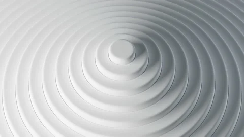 Seamless looping of white abstract radial circle moving up and down between.. Stock-Footage 238876331
