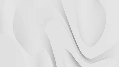 Seamless looping white design background in futuristic curved style (4K) Video stock 107865491