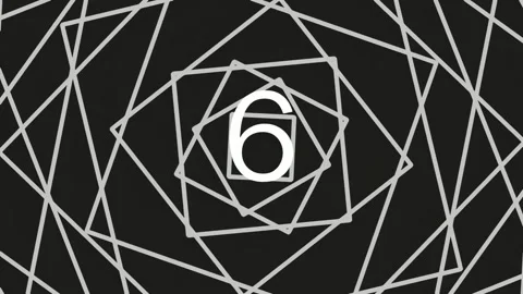 Seamless looping white geometric line maze pattern on dark background for a.. Stock Footage 342115677