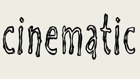 Seamless looping word cinematic. animated text written in pencil on paper Stock Footage 84186426