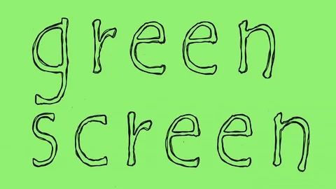 Seamless looping word green screen Stock Footage 84454718