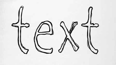 Seamless looping word text. animated text written in pencil on paper Stock Footage 84237195