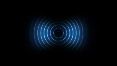 Seamless loop.Neon Wave abstract background. waves animation come from cent.. Stock Footage 293485088