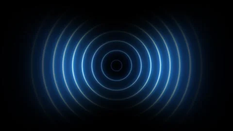 Seamless loop.Neon Wave abstract background. waves animation come from cent.. Stock Footage 293485089