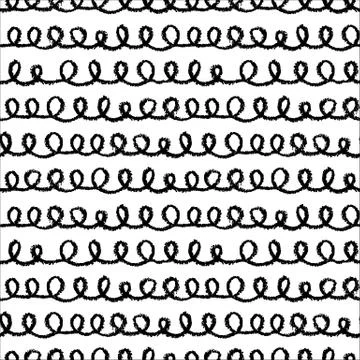 Seamless loops pattern Stock Illustration