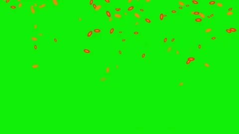 Seamless lot animation on chroma key green screen background featuring smooth Stock-Footage 337047298