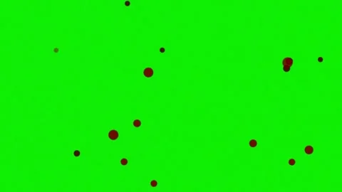Seamless lot animation on chroma key green screen background featuring gentle Stock-Footage 337047317