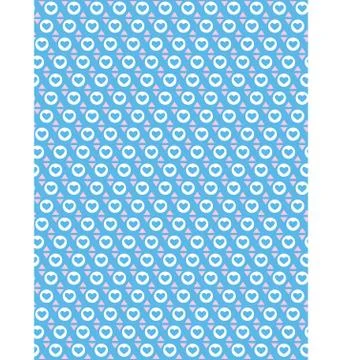 Seamless love pattern Stock Illustration