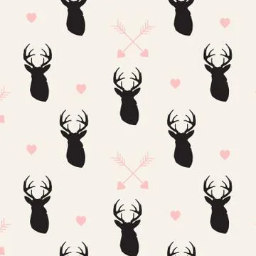 Seamless love wedding.Vector seamless pattern Stock Illustration