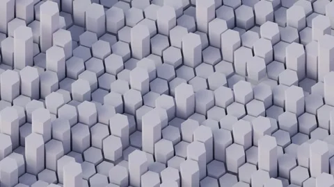 A seamless, low-poly abstract background featuring repeating pastel blue and gre Stock Footage 340238374