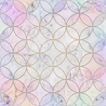 Seamless luxury circles pattern texture, wallpaper texture colors Stock Photos