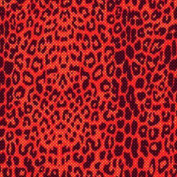 Seamless luxury pink leopard pattern. Stock Illustration
