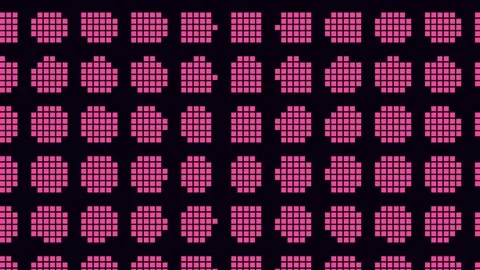 Seamless magenta square grid texture background for modern abstract digital.. Stock Footage 342524683