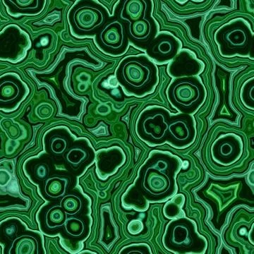 Seamless malachite pattern Stock Illustration