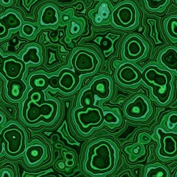 Seamless malachite pattern Stock Illustration