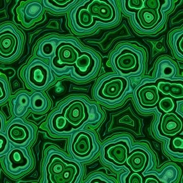 Seamless malachite pattern Stock Illustration