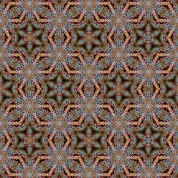 Seamless Mandala design pattern for textile Stock Photos