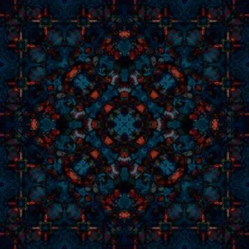 Seamless mandala pattern. Art mandala texture Stock Illustration