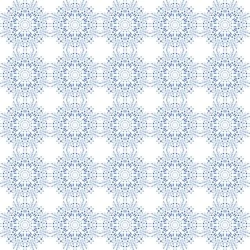 Seamless mandala pattern in moroccan arabic style Ilustración de archivo