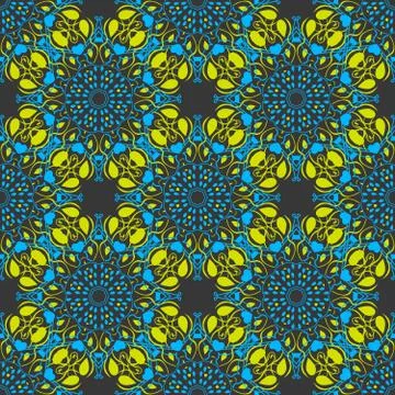 Seamless mandala pattern in moroccan arabic style イラスト素材