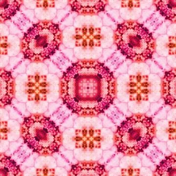Seamless mandala pattern. Square woven texture Stockillustratie