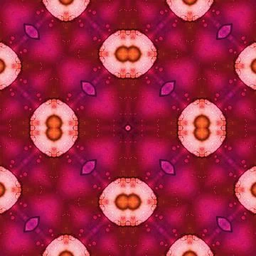 Seamless mandala pattern. Square woven texture Illustrazione stock