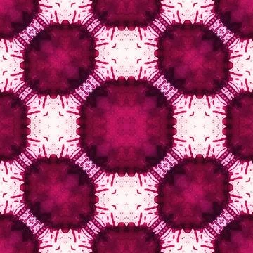 Seamless mandala pattern. Square woven texture Stock Illustration