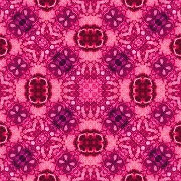 Seamless mandala pattern. Square woven texture Stock Photos