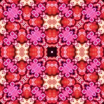 Seamless mandala pattern. Square woven texture Foto stock