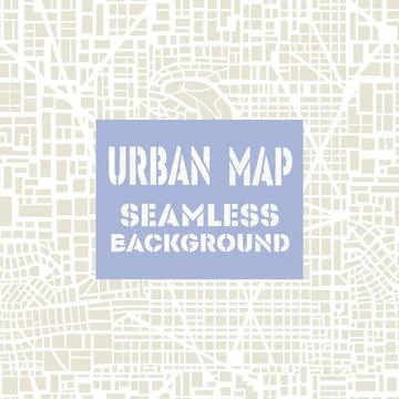 Seamless map  city plan Ilustración de archivo