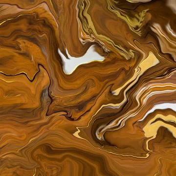 Seamless marbled pattern, resembling a watercolor, liquid texture, shades of yel Stock Illustration