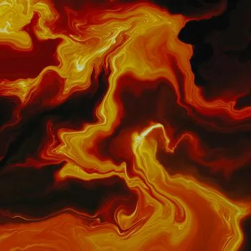 Seamless marbled pattern, resembling a watercolor, liquid texture, shades of gol Stock Illustration
