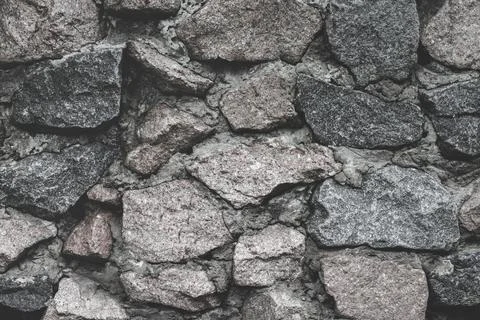 Seamless masonry stone wall texture. Wallpapaper background. stone close up.  Stock Photos