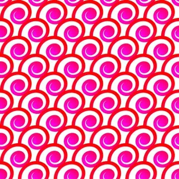 Seamless mermaid pattern Stock Illustration