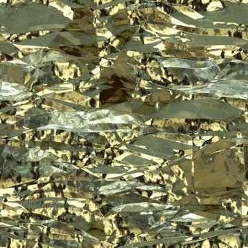 Seamless metal foil  pattern Illustrazione stock