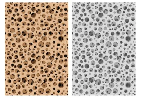 Seamless Micro Bone structure in vector design Stock Illustration