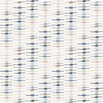 Seamless minimal geo shape pattern design. Neutral pastel color in fresh paper Stock Illustration