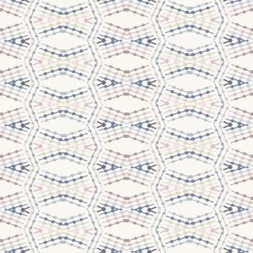 Seamless minimal geo shape pattern design. Neutral pastel color in fresh paper Illustrazione stock