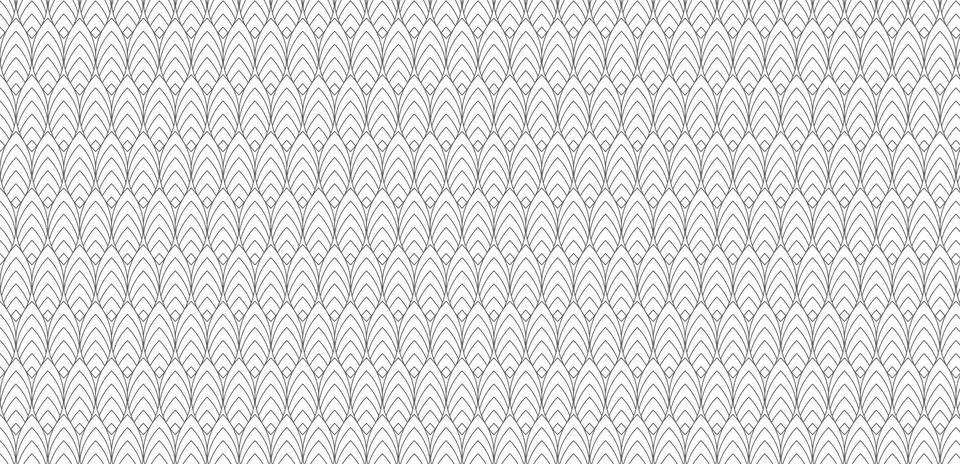 Seamless &amp; Minimal Geometric Vector Pattern Design Stock Illustration