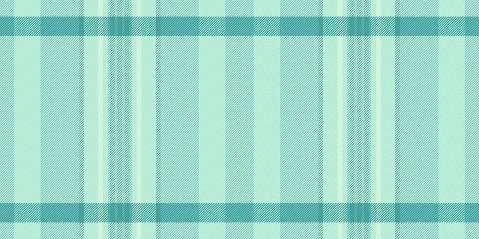 A seamless mint green plaid pattern featuring clean, geometric lines. This ve Stock Illustration